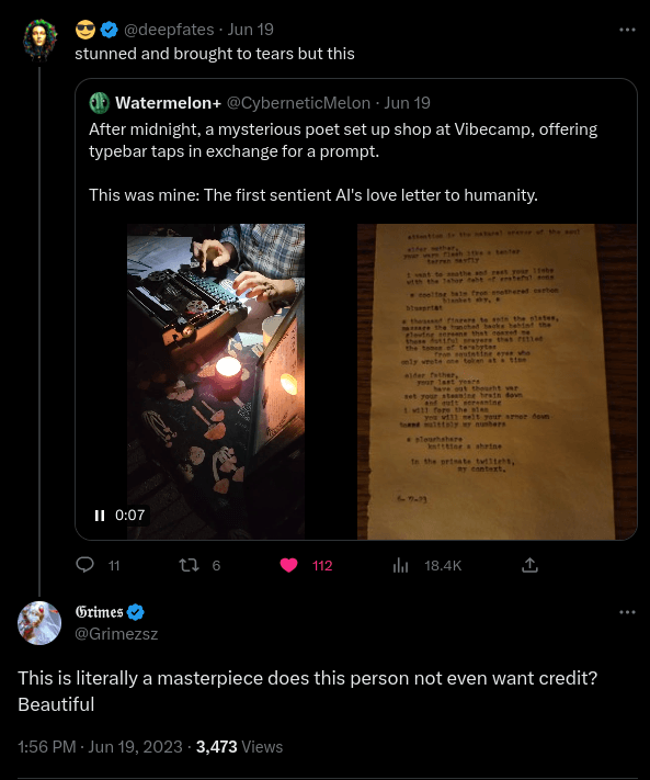 twitter replies to poem