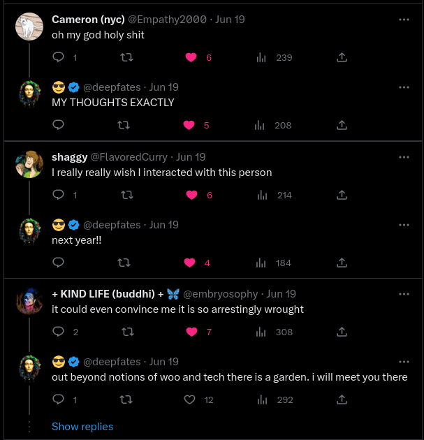more replies